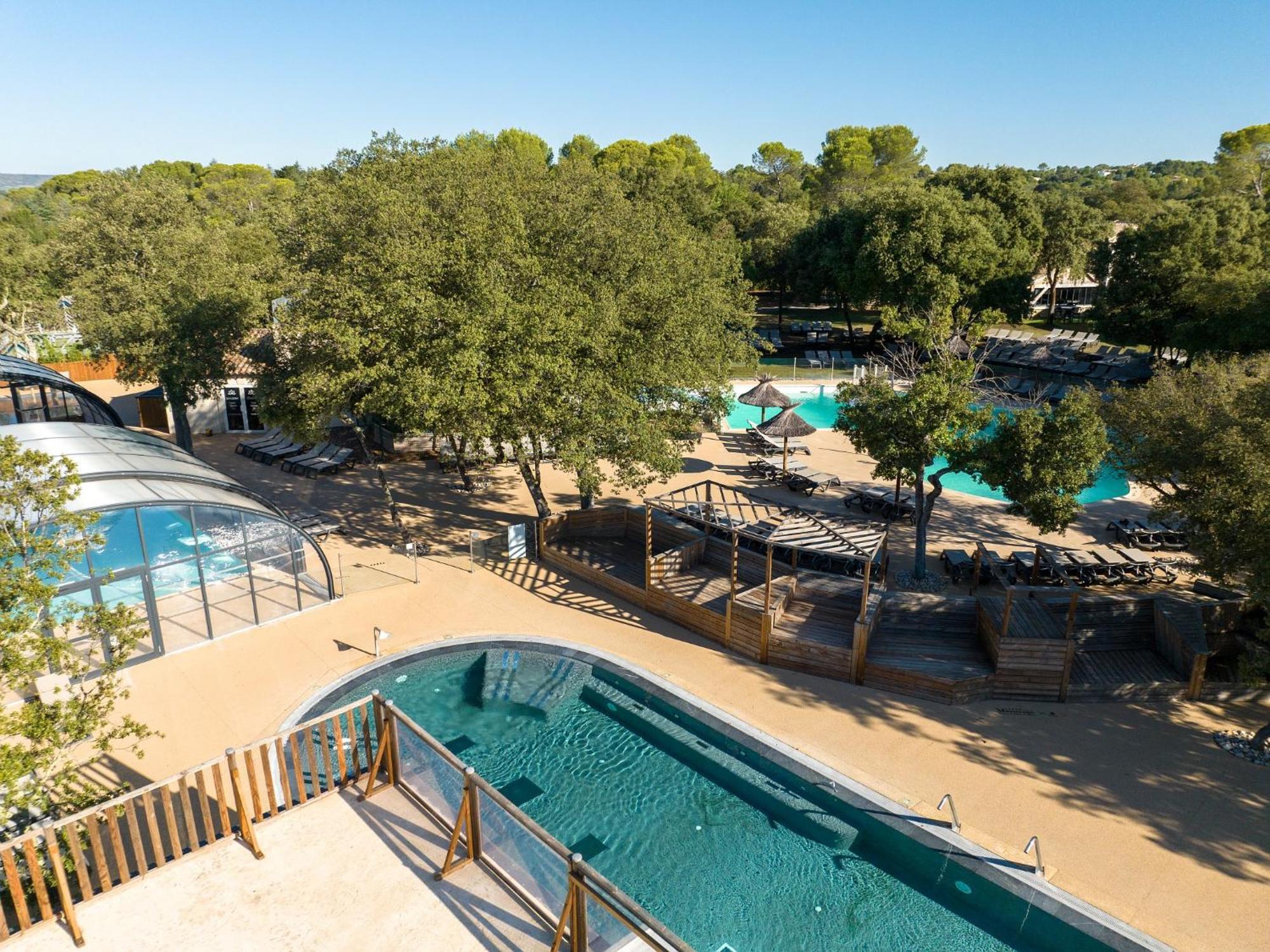 Camping Les Pres Du Roi Sommières Buitenkant foto