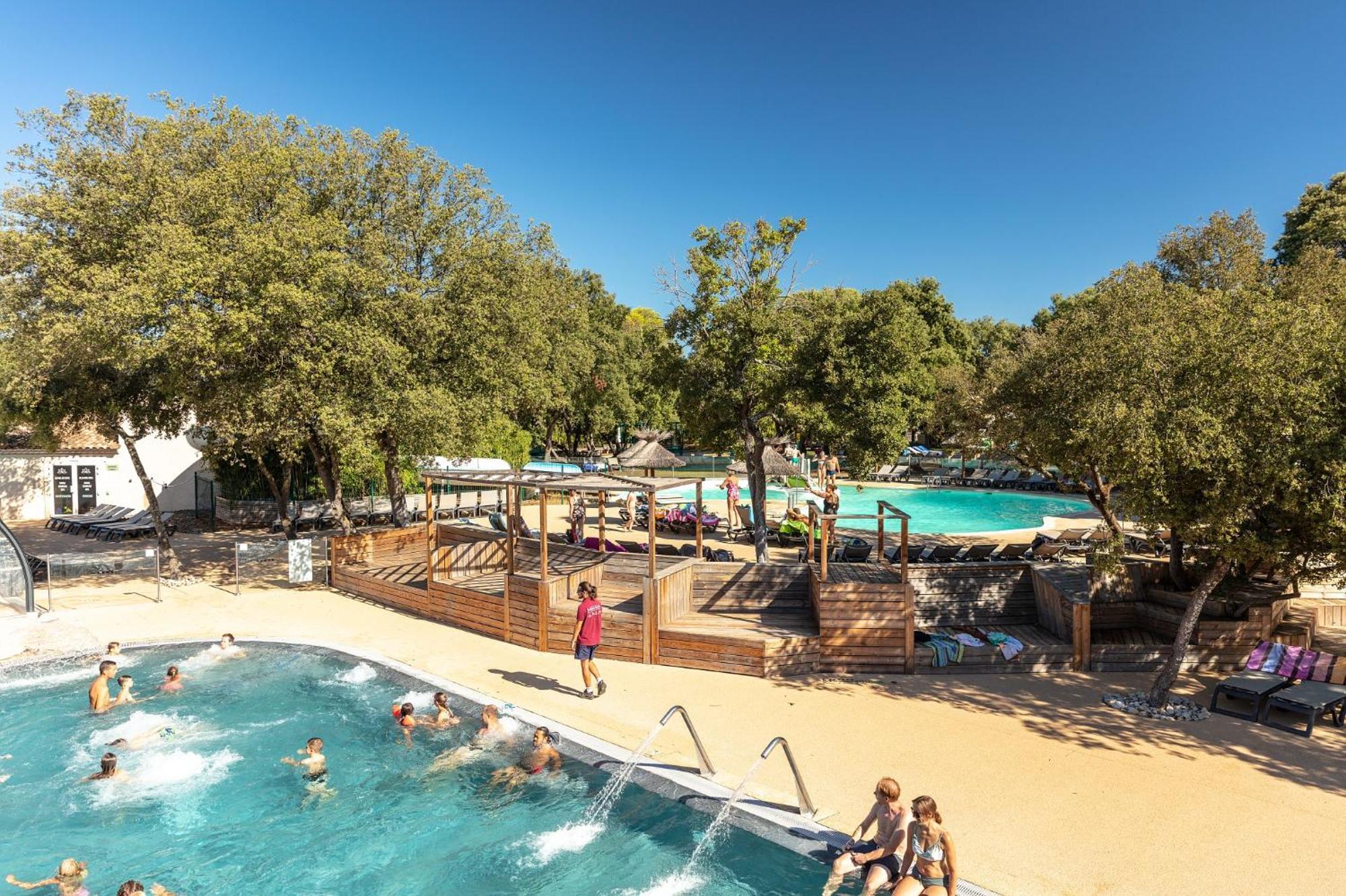 Camping Les Pres Du Roi Sommières Buitenkant foto