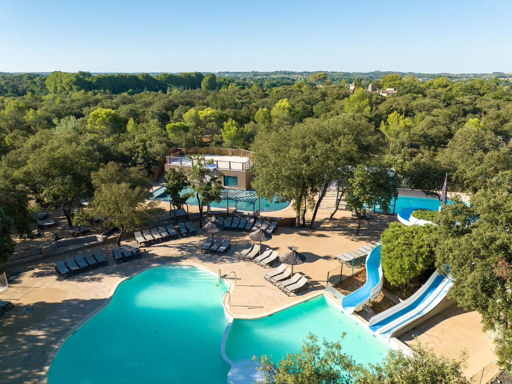 Camping Les Pres Du Roi Sommières Buitenkant foto